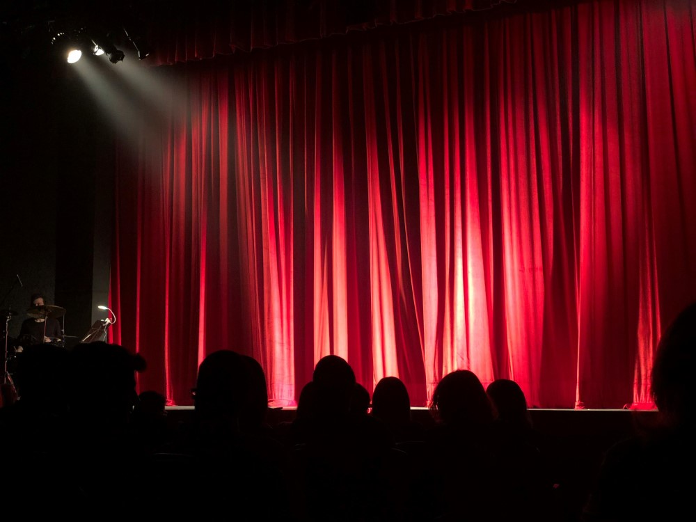 People at a theater